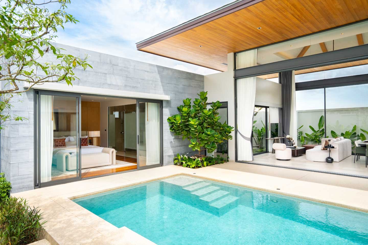 Contemporary 3-Bedroom Pool Villa Retreat in the Heart of Cherngtalay