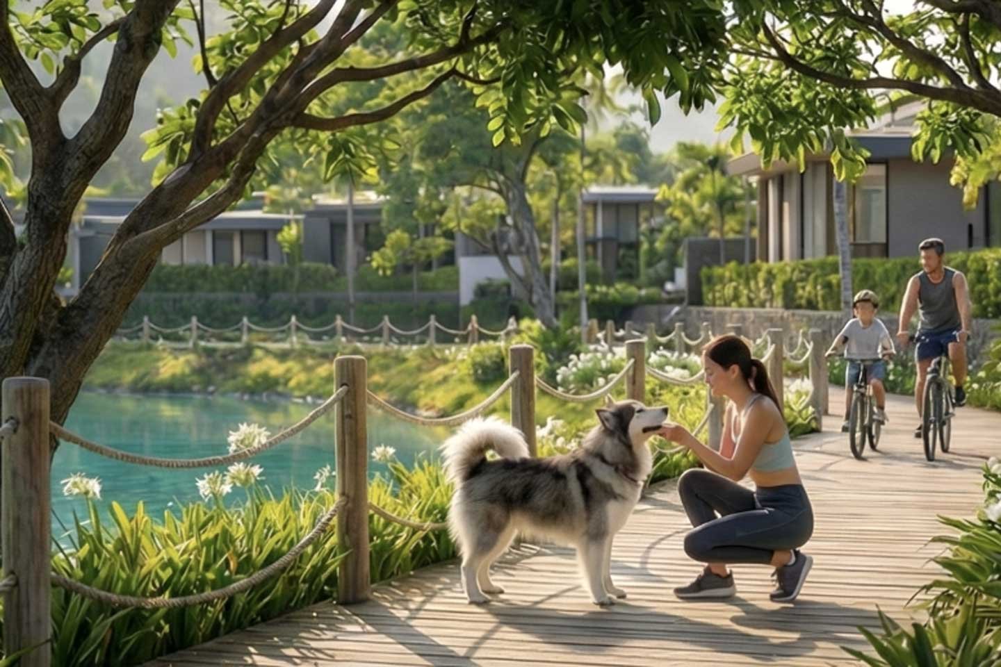 Two-Storey Family Lakeside Villa in Bangtao Phuket