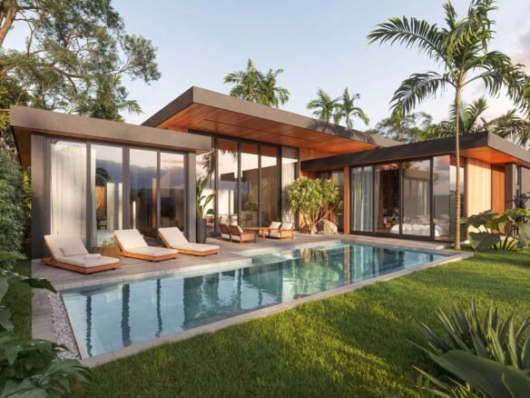 Single-Storey 3-Bedroom Lakeside Pool Villa in Bangtao Phuket