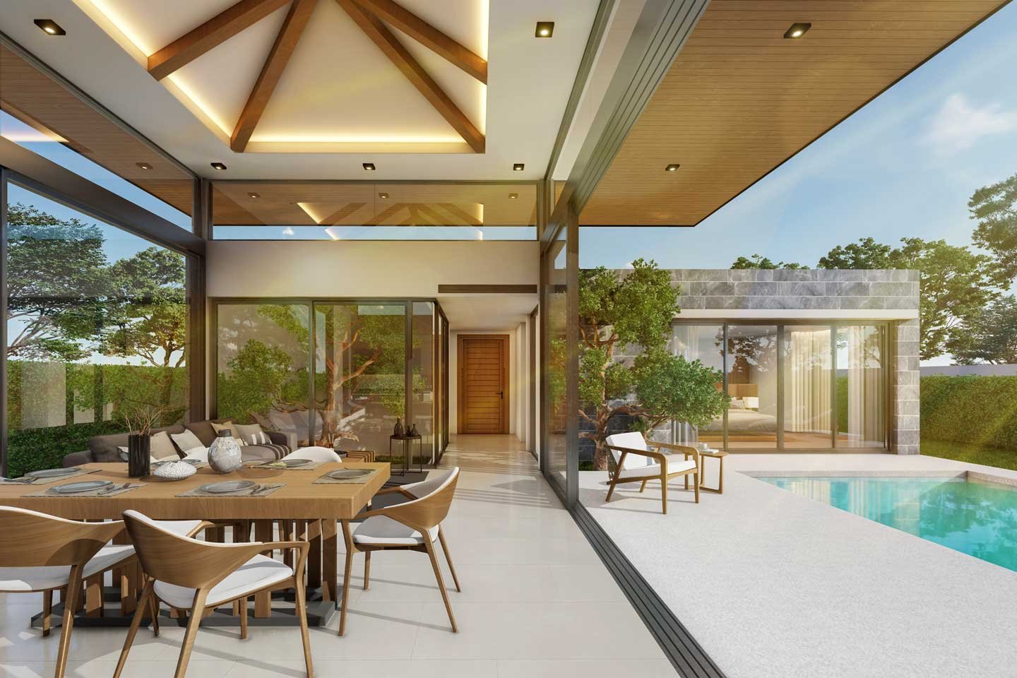 Elegant 3 Bedroom Private Pool Villa in Pru Jampa