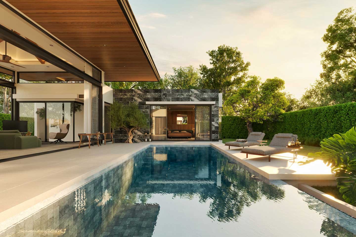 Elegant 3 Bedroom Private Pool Villa in Pru Jampa