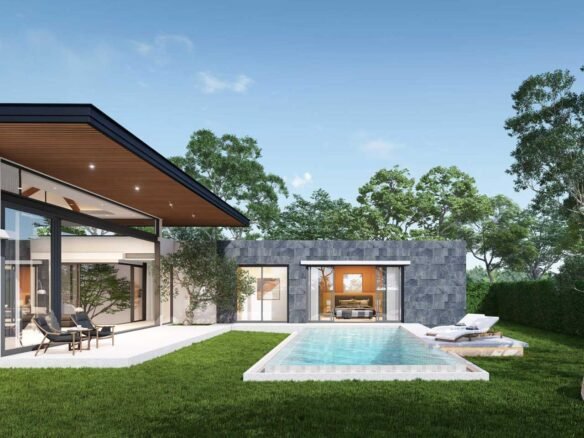Modern 2-Bedroom Pool Villa with Peaceful Setting in Thalang