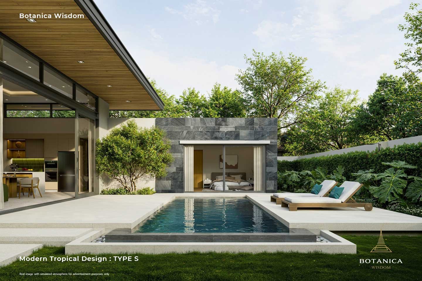 Modern 2-Bedroom Pool Villa with Peaceful Setting in Thalang