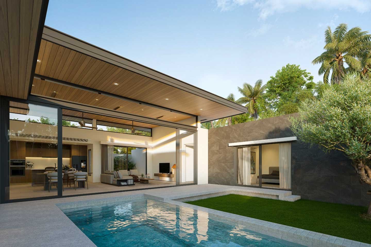 V300-01 Spacious 3-Bedroom Private Pool Villa near UWC