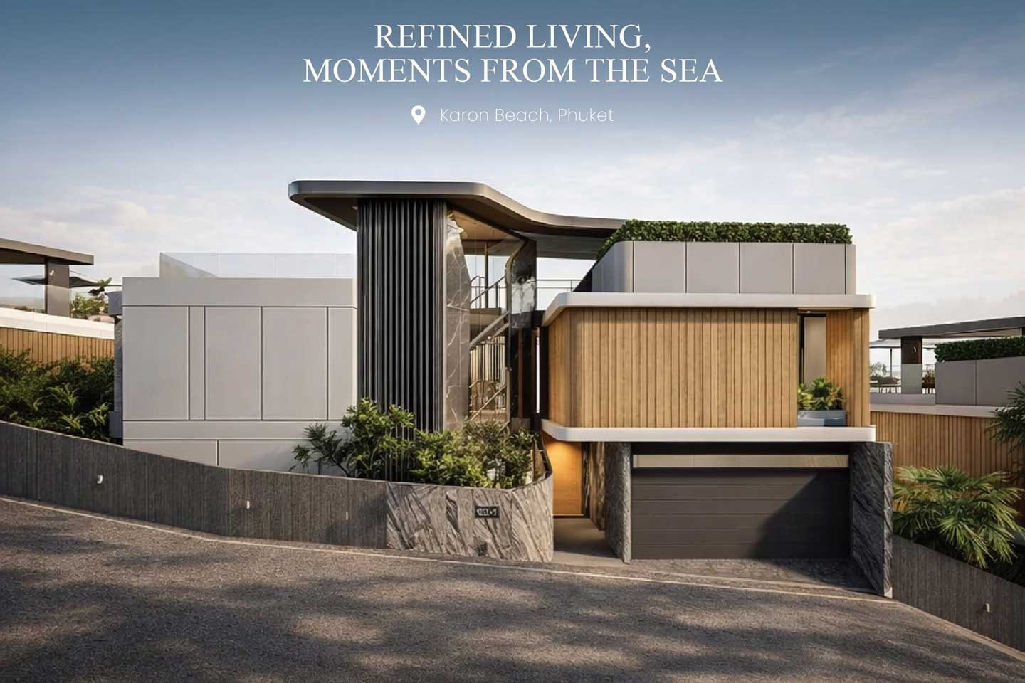 Elevated 4-Bedroom Private Pool Villa with Sea Views in Karon