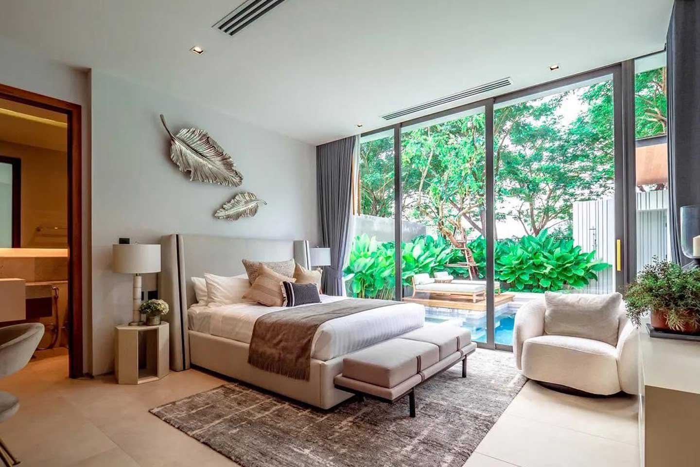 Spacious 4-Bedroom Private Pool Villa near Bangtao Beach