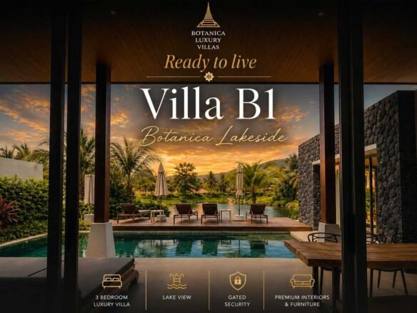 Modern 3-Bedroom Lakeside Private Pool Villa in Cherngtalay