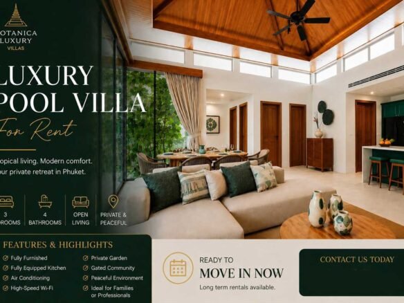 Contemporary 3-Bedroom Private Pool Villa in Cherngtalay