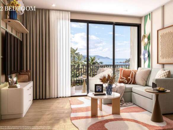 Modern Two-Bedroom Residence Close to Karon Beach